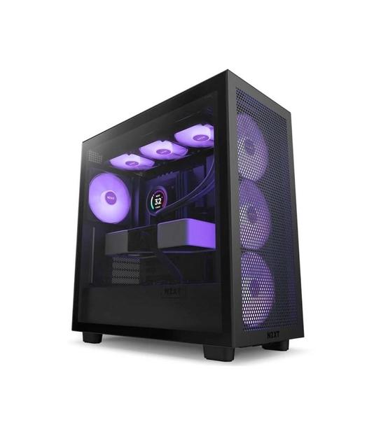 Caja Atx Gaming Negra con LED RGB y Cristal Templado | Spark
